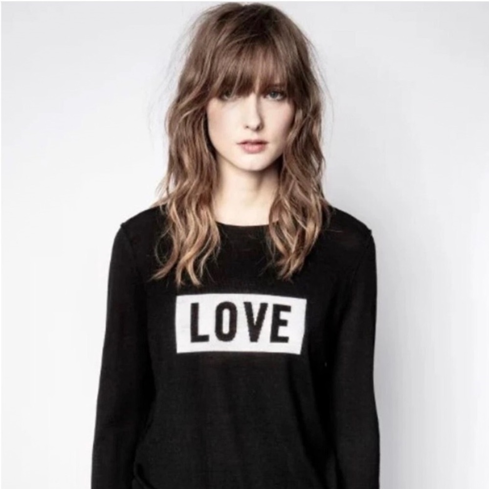 Zadig & Voltaire Gwendal Love Merino Wool Sweater
